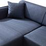 Belissimo Ecksofa Links Blau 3