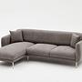 Simena Sofa Récamiere Links Grau 8