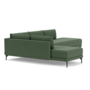 Vivica Schlafsofa Récamiere Links Cura Dark Green 2