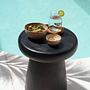 The Gagang stool Black ø35cm 2