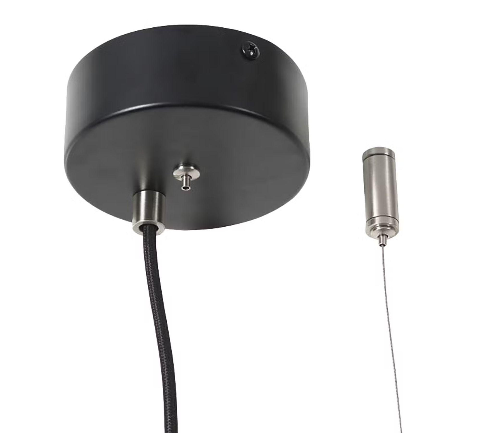 Pendant lamp 1-bulb iron black 6