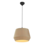 Pendelleuchte Baumwolle Stahl Beige 4