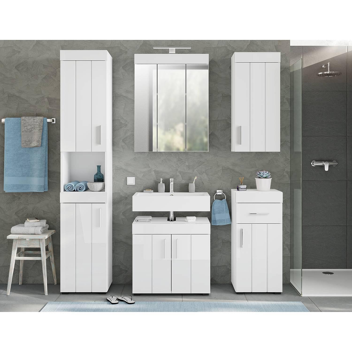 Aufsatzleuchte für Spiegelschrank Chrom 3