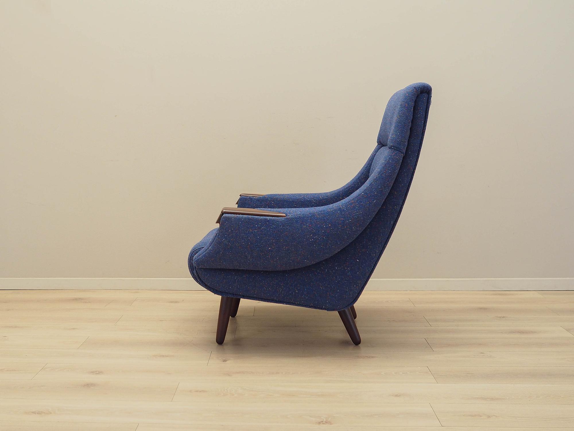 Lounge Chair Blue 1960s 3
