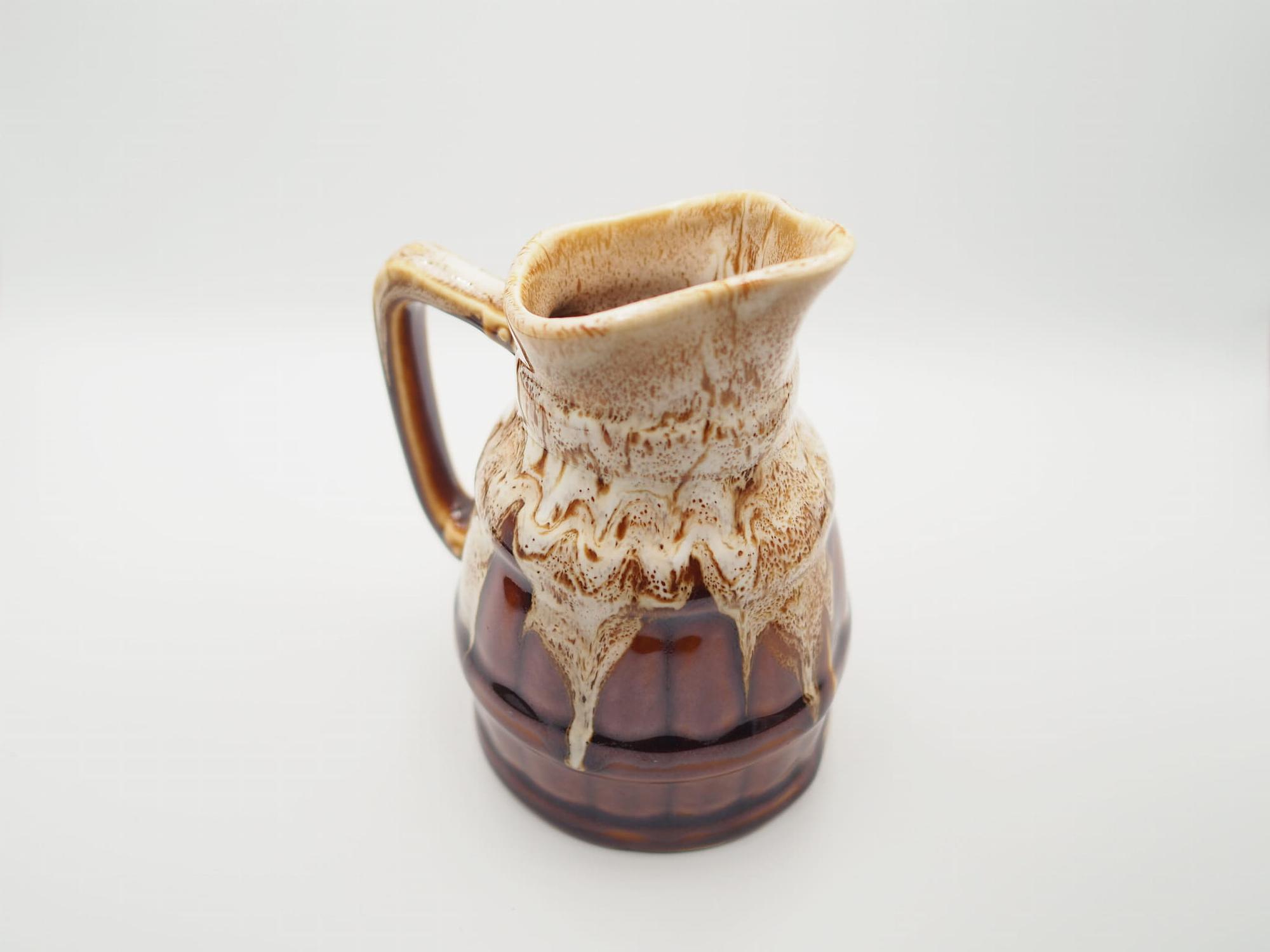 2x Cream pourer ceramic 1970s 7