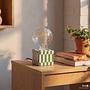 Table lamp Orly 1-light ceramic colored glass 2