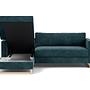 Madison Schlafsofa Récamiere Links Danny Dusty Blue 5