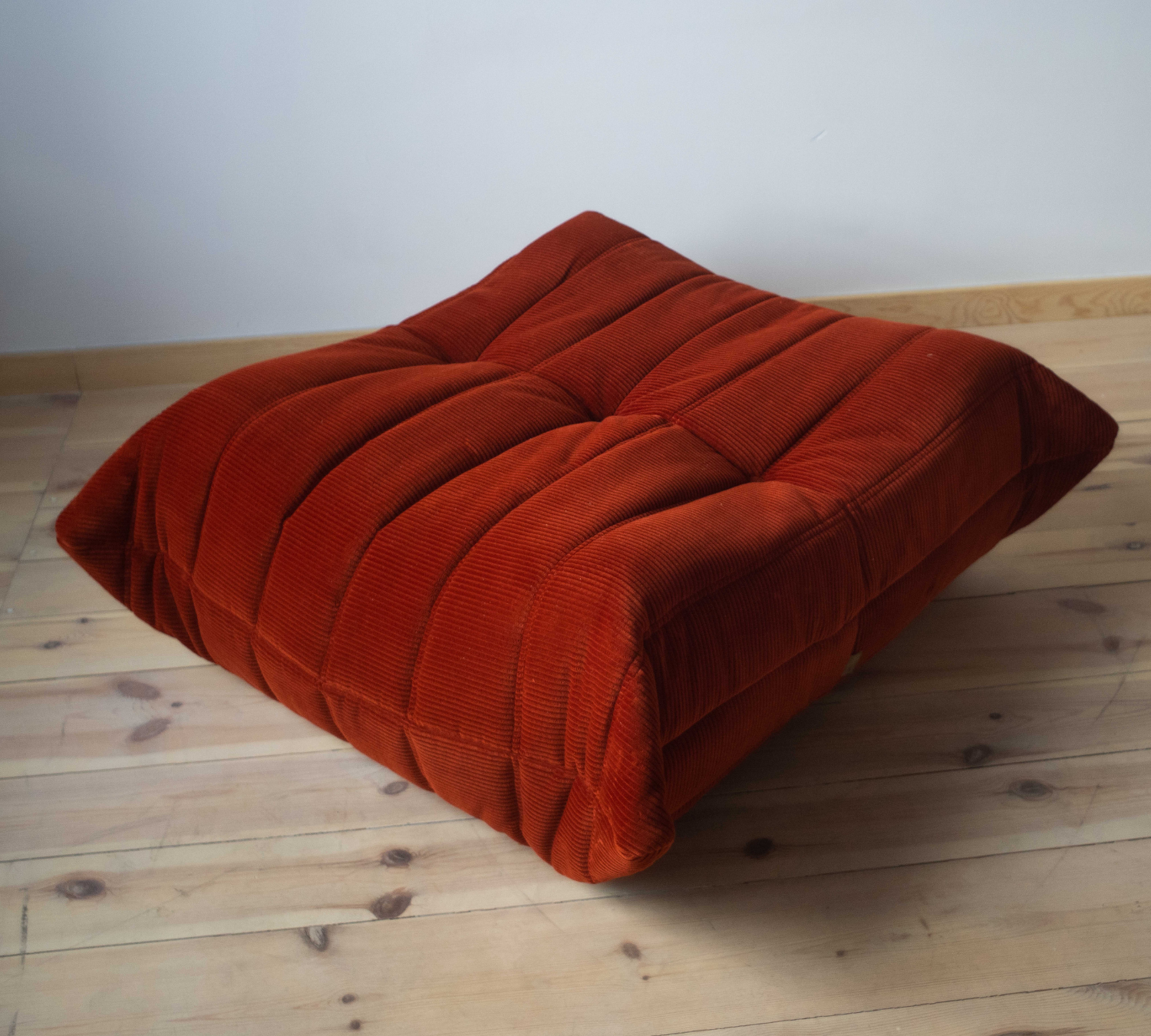 Togo Lounge Set 4 pz. Velluto a coste Arancione 3
