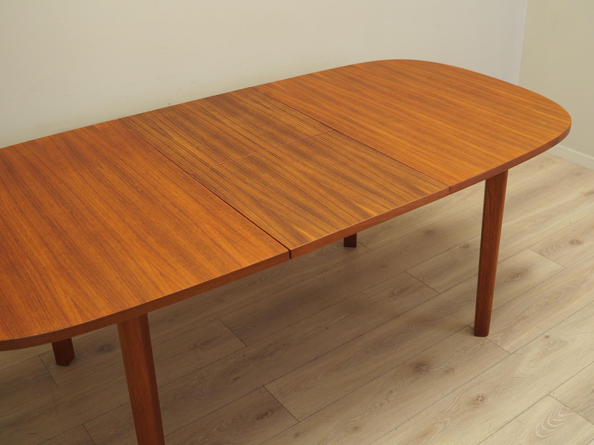 Dining table Teak wood 1970s 12