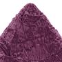 Fluffy XL Sitzsack Webplüsch Aubergine 4