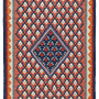 Kilim Senneh Teppich Braun 0