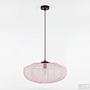 Pendant light Ciren 1-light mixed fabric iron pink 4