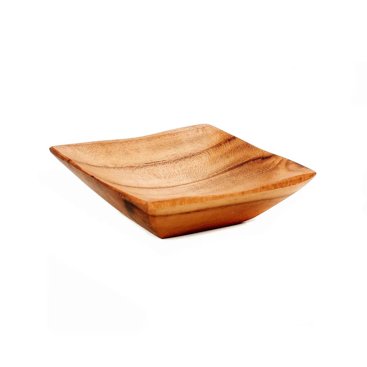Salzschälchen Teakholz Braun 0