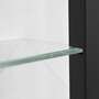 Wandregal Glas Schwarz 3