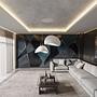 2-Flammig Wabi Sabi Plasterglows Pendelleuchte Weiß 3