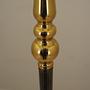 Vintage floor lamp Metal Fabric White 1970s 13
