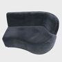 Nora 2-seater module right velvet matt dark grey 5
