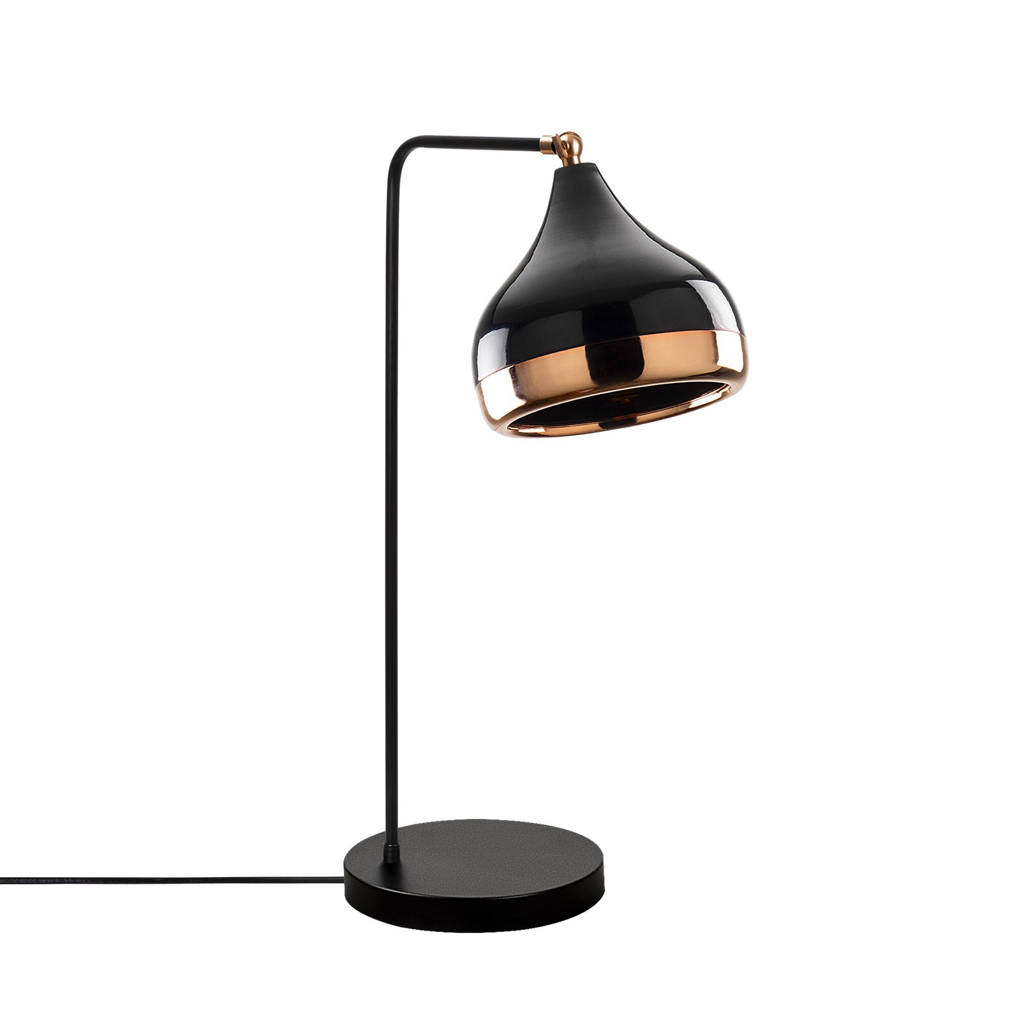Table lamp made of metal, copper-colored 1