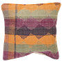 Kilim Kissenbezug Mehrfarbig 0