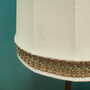 Vintage floor lamp metal wood brown 1960s 4