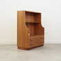 Vintage Bookshelf Wood Brown 1970s 4