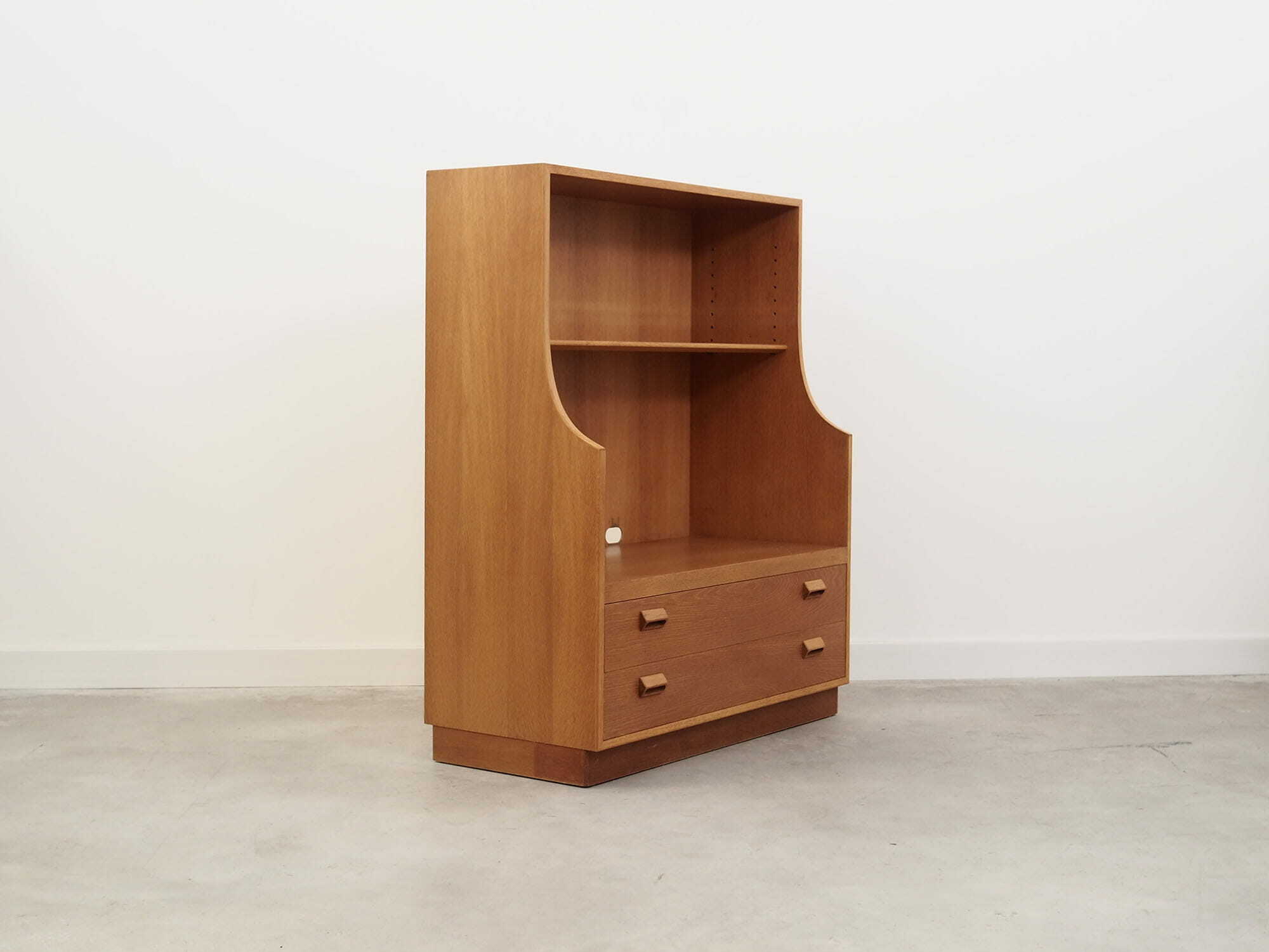 Vintage Bookshelf Wood Brown 1970s 4