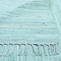 Happy Cotton Teppich Baumwolle Hellblau 60 x 120 cm 3