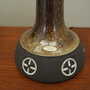 Vintage Table Lamp Ceramic Textile Beige 1960s 4