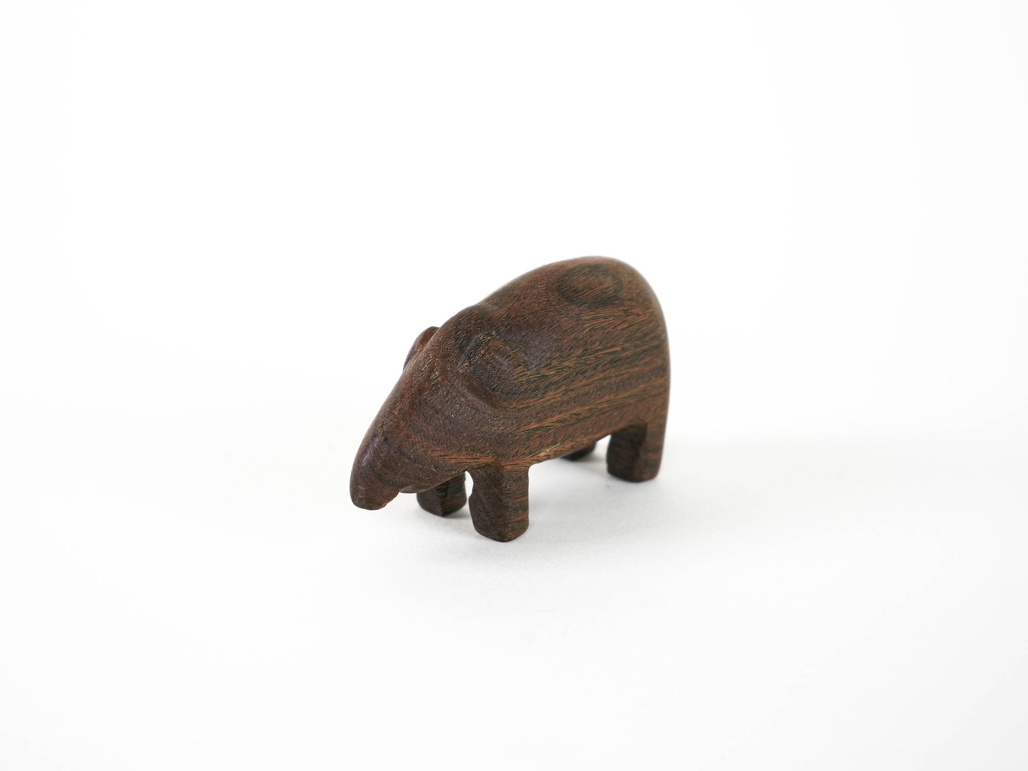 Holztierfigur 1970er Jahre 4