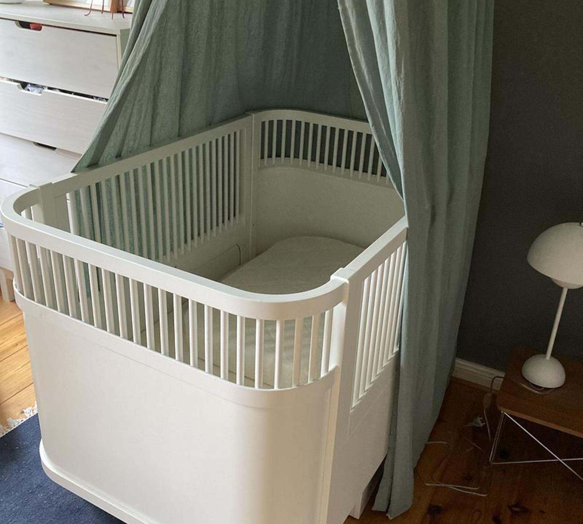 Sebra Baby & Junior Bed Classic White FSC™ 2