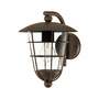 Outdoor wall light steel brown 0