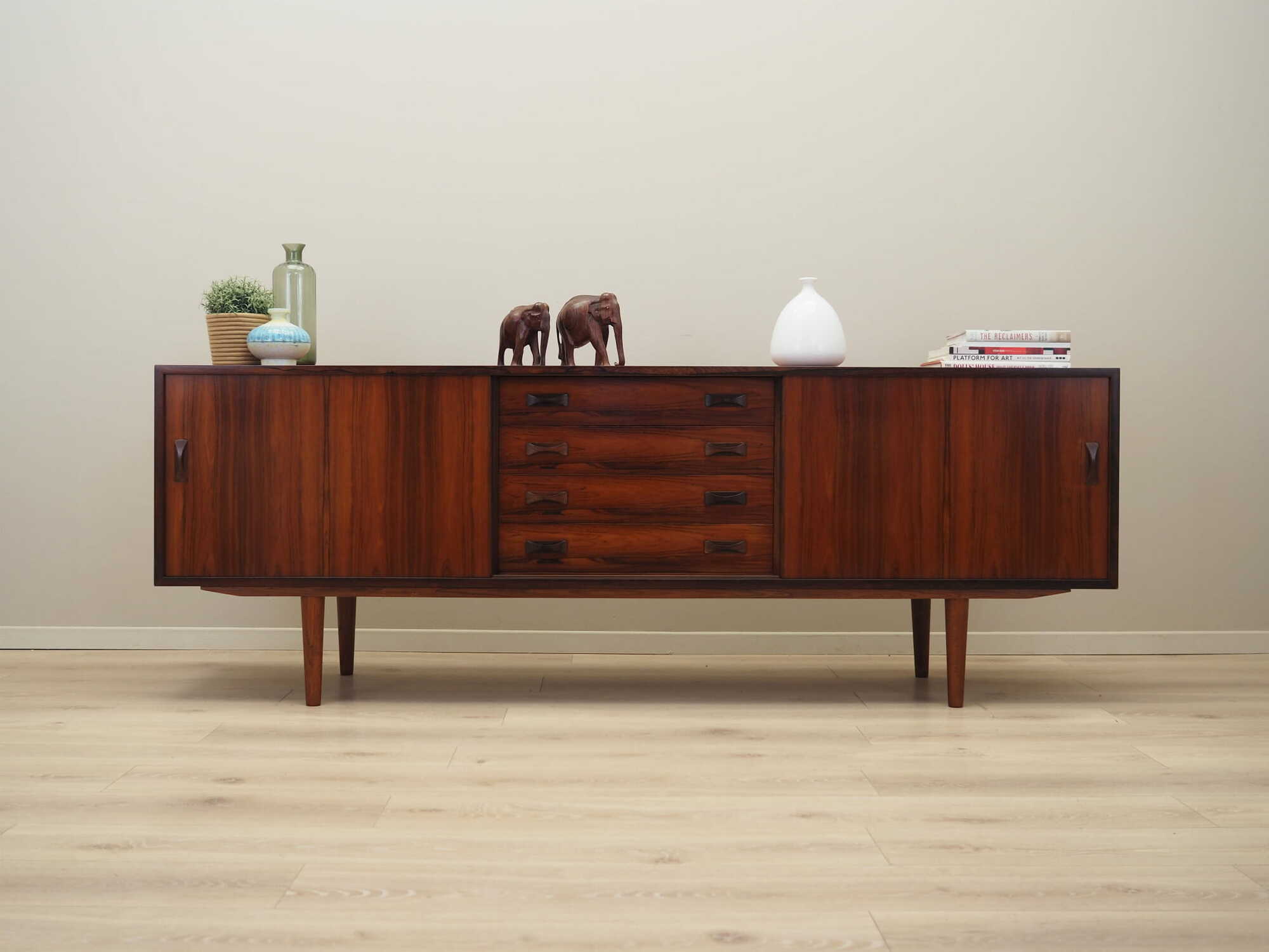 Vintage Sideboard Palisanderholz Braun 1960er Jahre 1