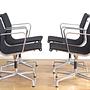 Aluminium Chair EA 107 Hopsack Schwarz 5