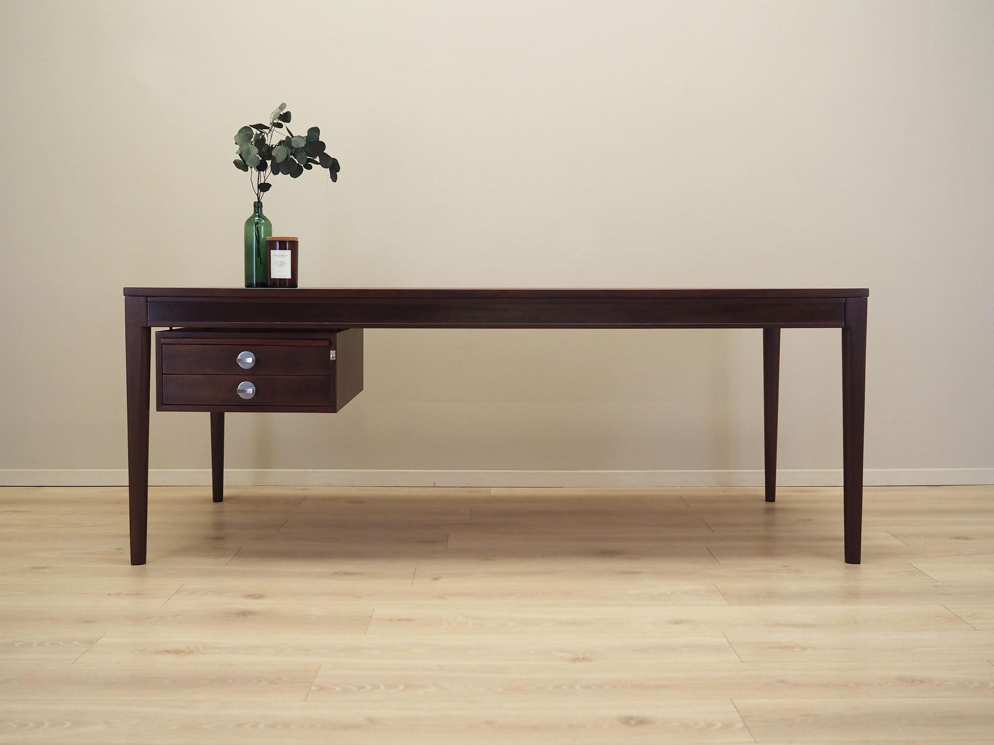 Mahogany Schreibtisch1970 Jahre 1