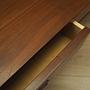 Walnut Lowboard Brown 1970s 7