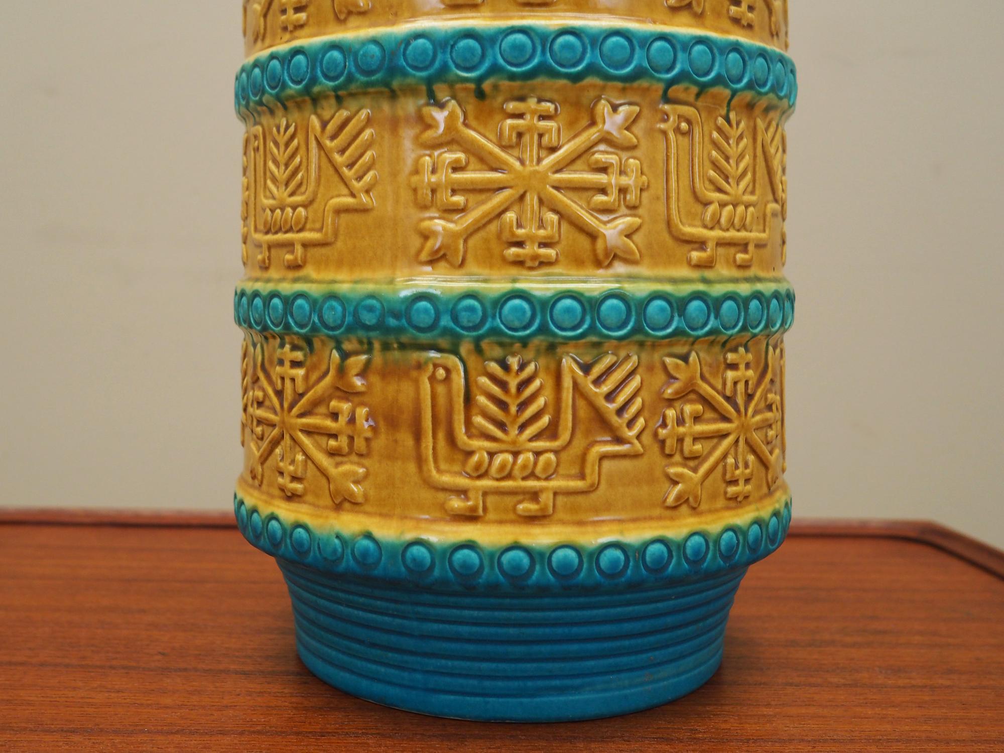 Vase Keramik 1960er Jahre 7