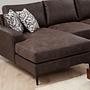 Porto Corner Sofa Brown 1