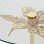 Sika Beistelltisch Metall Glas Gold 2