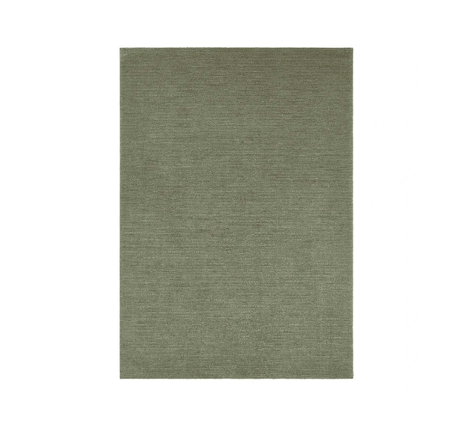 Kurzflorteppich Webstoff Khaki 120 x 170 cm 0