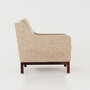 Vintage Sessel Buchenholz Textil Beige 1970er Jahre  3