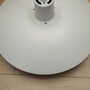 Vintage Pendant Lamp Metal White 1960s 7
