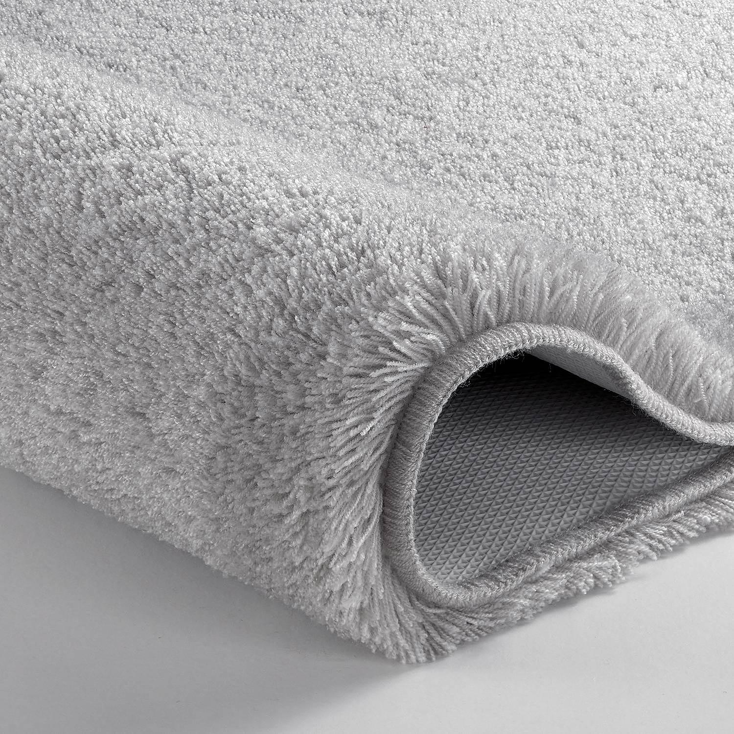 Relax Bath Mat Polyacrylic Grey 60x100cm 4