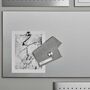 Große Muro Magnettafel Edelstahl Matt 60 x 90 cm 66743 1