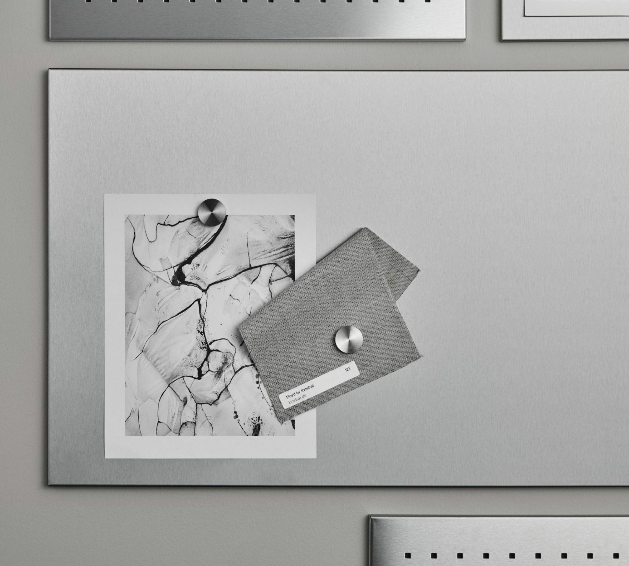 Große Muro Magnettafel Edelstahl Matt 60 x 90 cm 66743 1