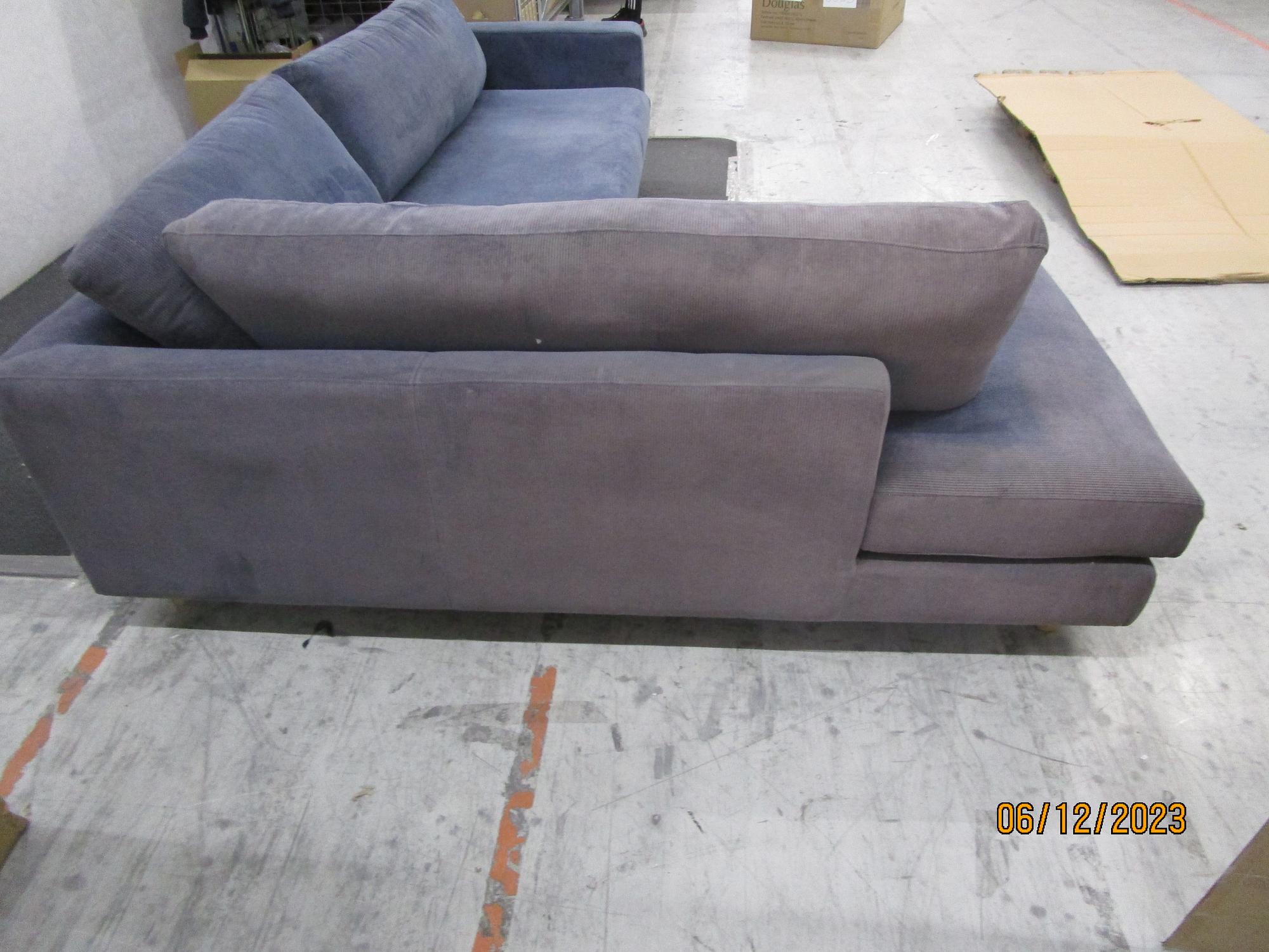 Douglas Sofa Récamiere Links Sorrento Steel Blau 6