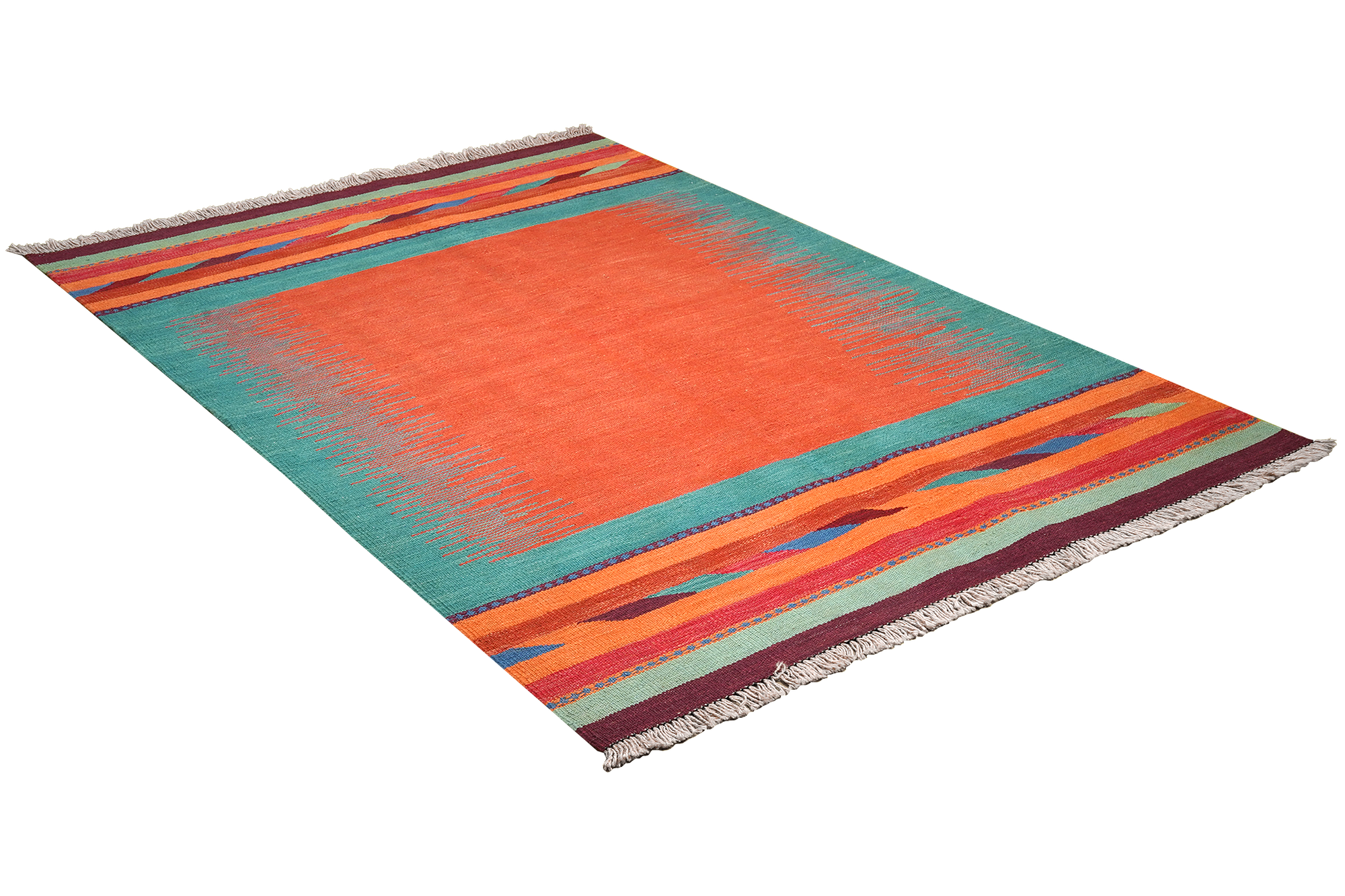Kilim Gashgai Teppich Mehrfarbig 2