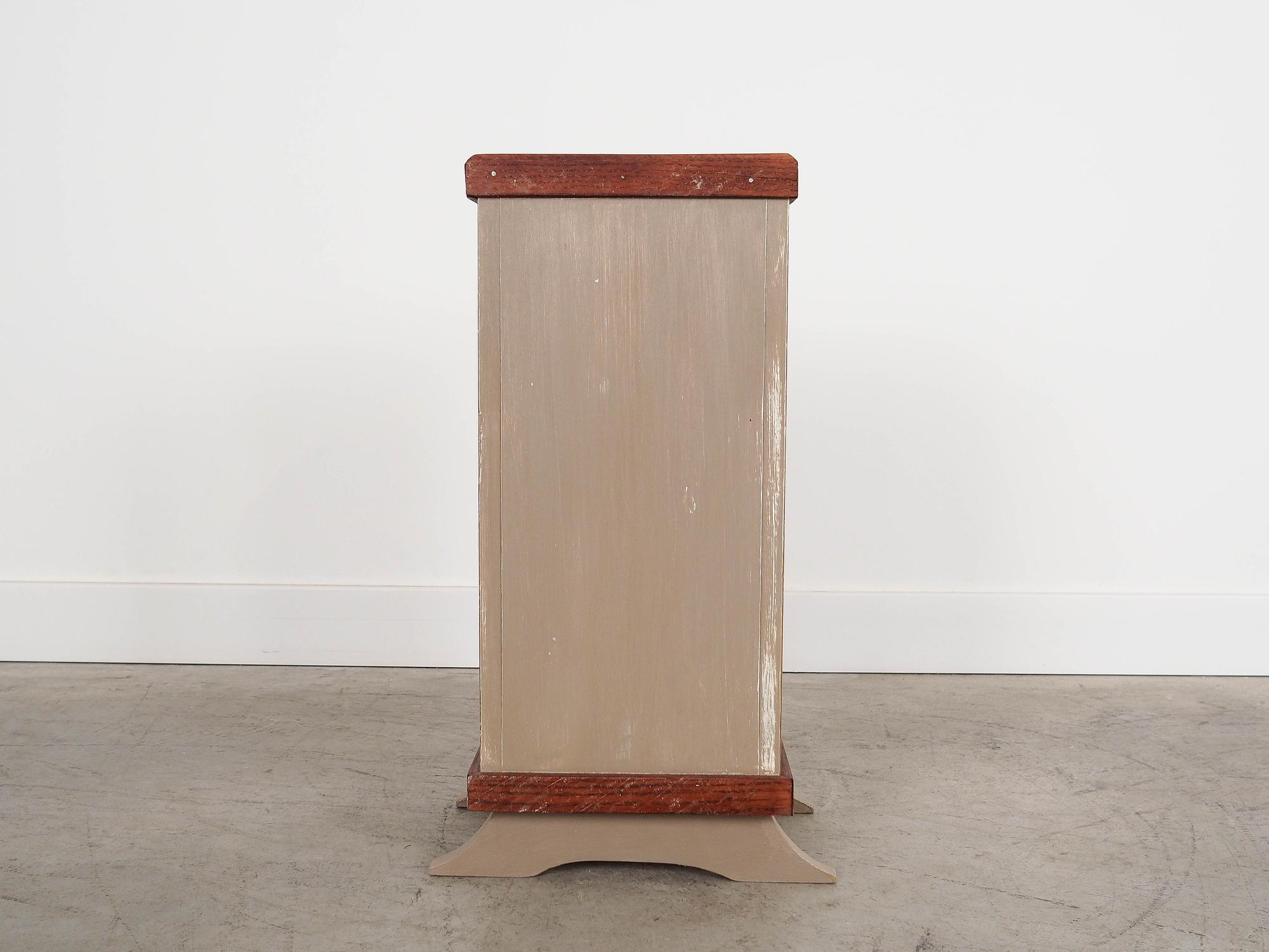 Oak cabinet Brown 1960s 6