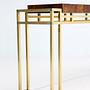 Console table brass 1970s 7