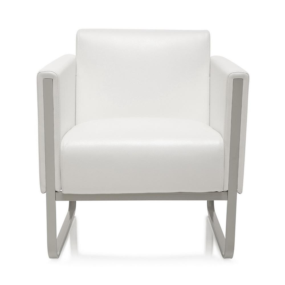 ARUBA Sessel Kunstleder Weiß 0
