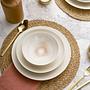 Dinner service 24-piece Porcelain Cream 1
